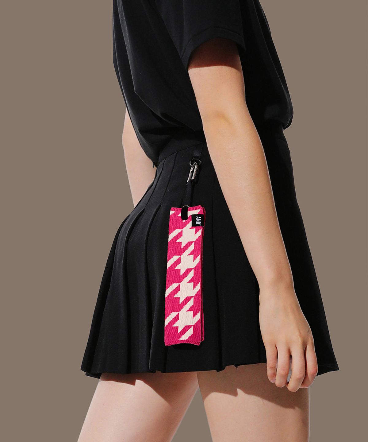 앤드 골프(AND GOLF) Pleats Ball Towel Hound Pink
