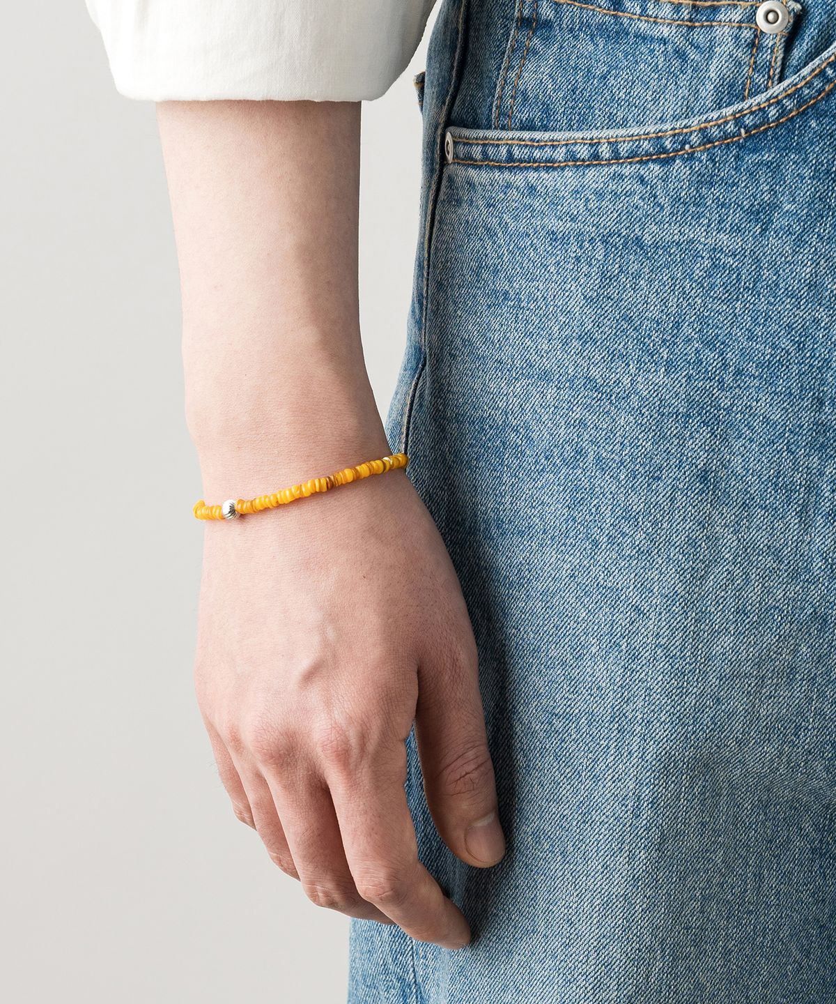 와일드 브릭스(WILD BRICKS) SB BEADS BRACELET (yellow)