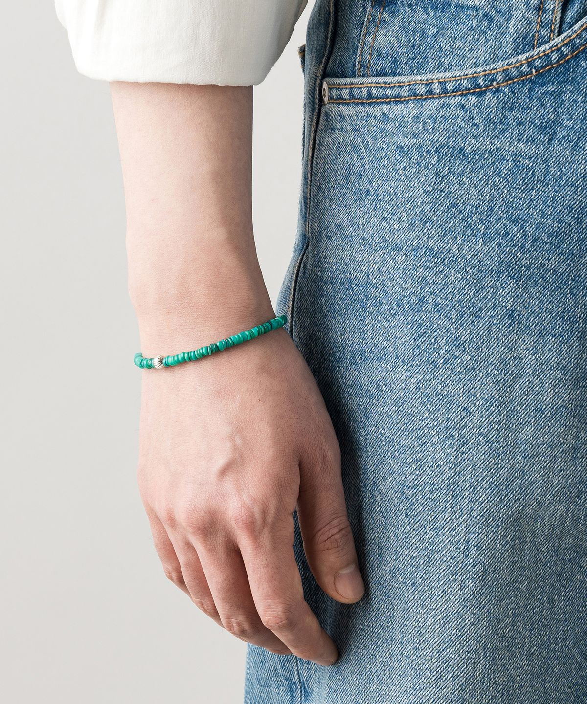 와일드 브릭스(WILD BRICKS) SB BEADS BRACELET (aqua)
