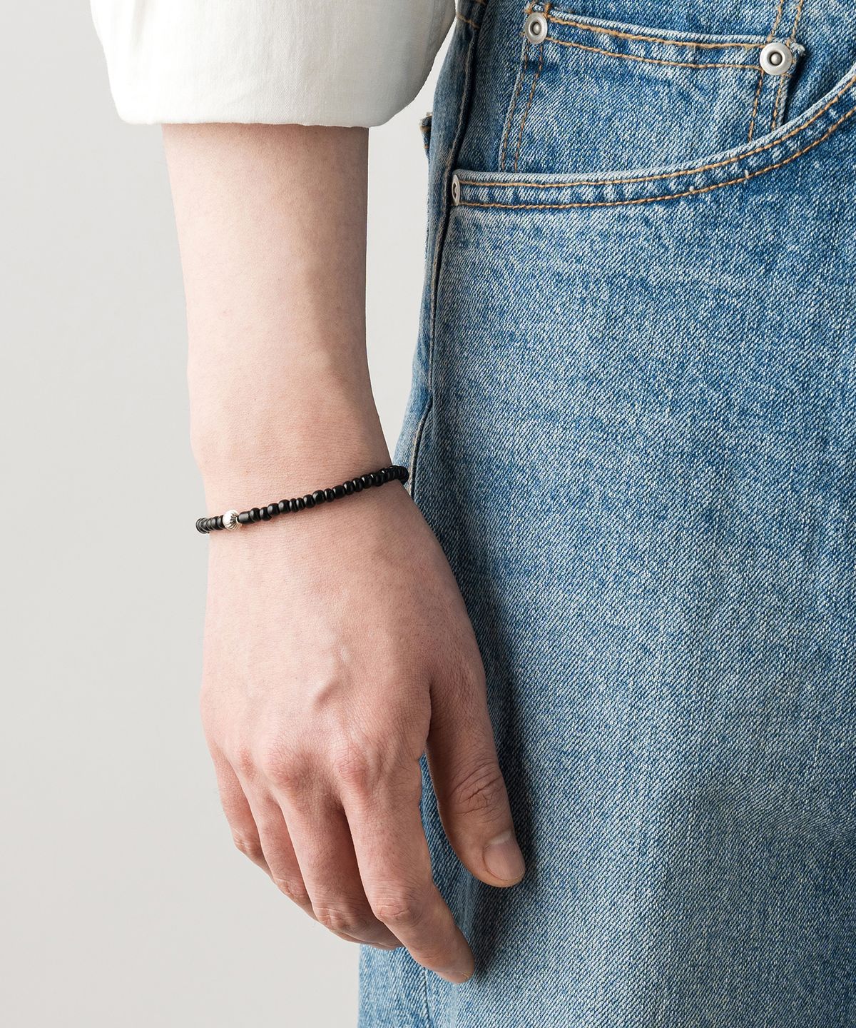 와일드 브릭스(WILD BRICKS) SB BEADS BRACELET (black)