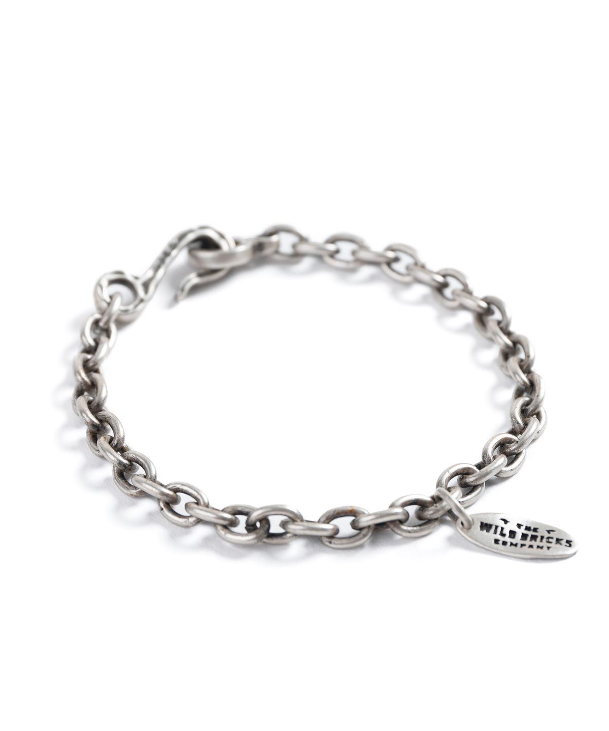 와일드 브릭스(WILD BRICKS) TH LINK CHAIN BRACELET (silver)