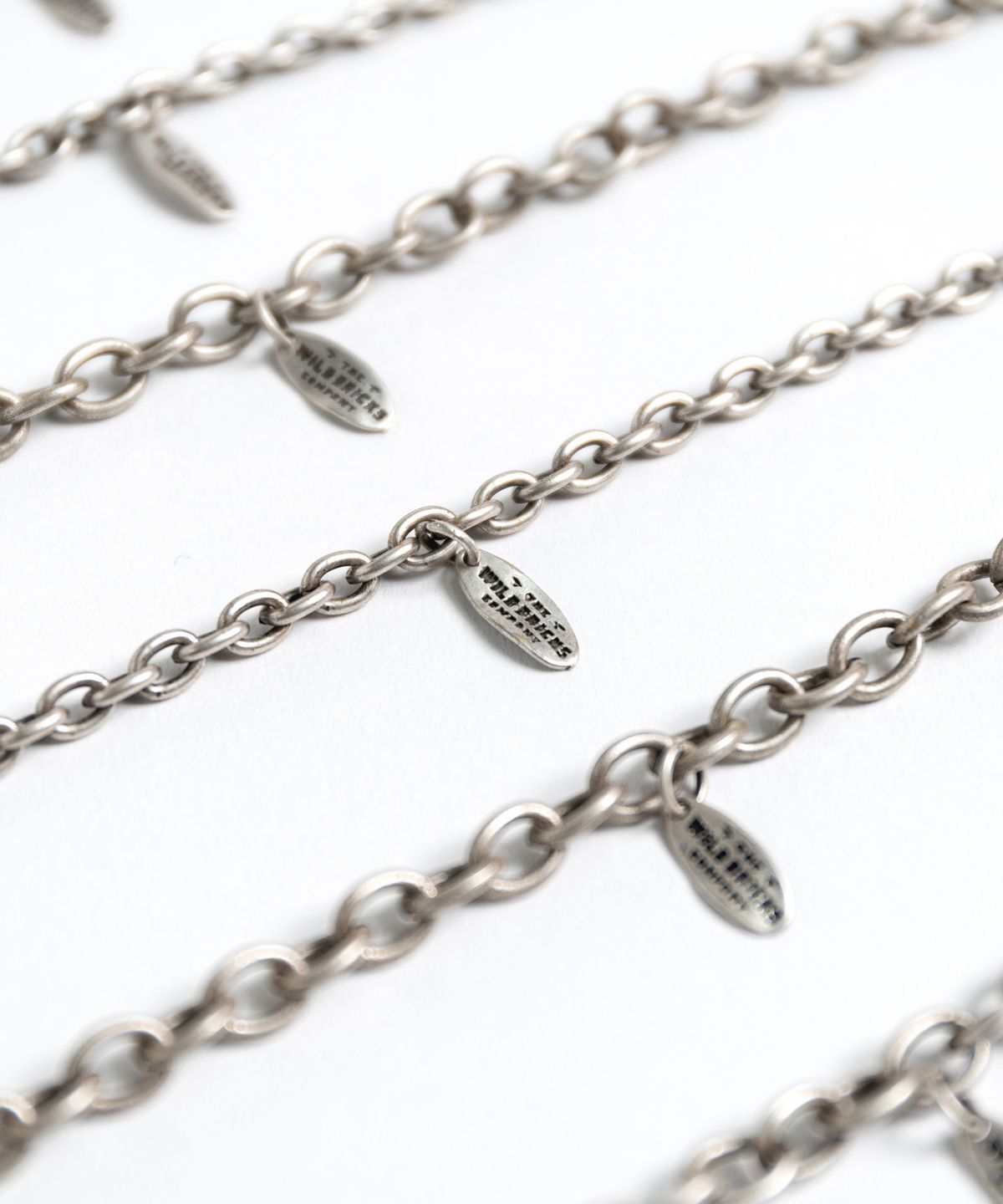 와일드 브릭스(WILD BRICKS) TH LINK CHAIN BRACELET (silver)