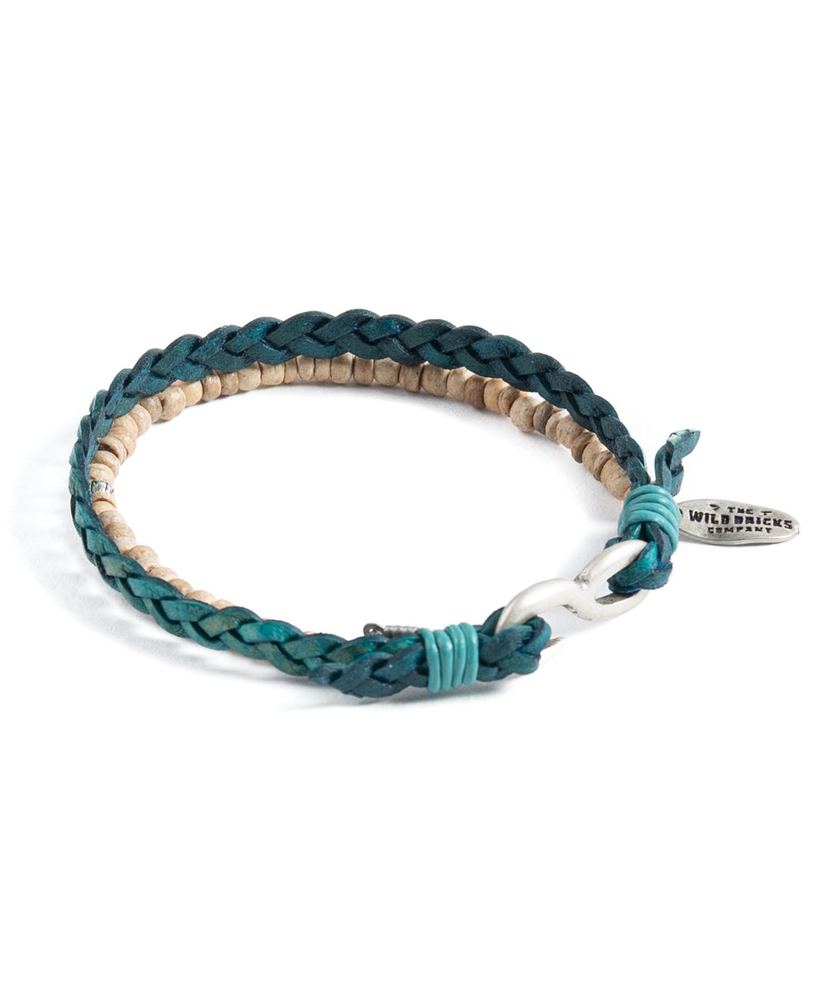 와일드 브릭스(WILD BRICKS) LC DUAL BRACELET (aqua&beige)
