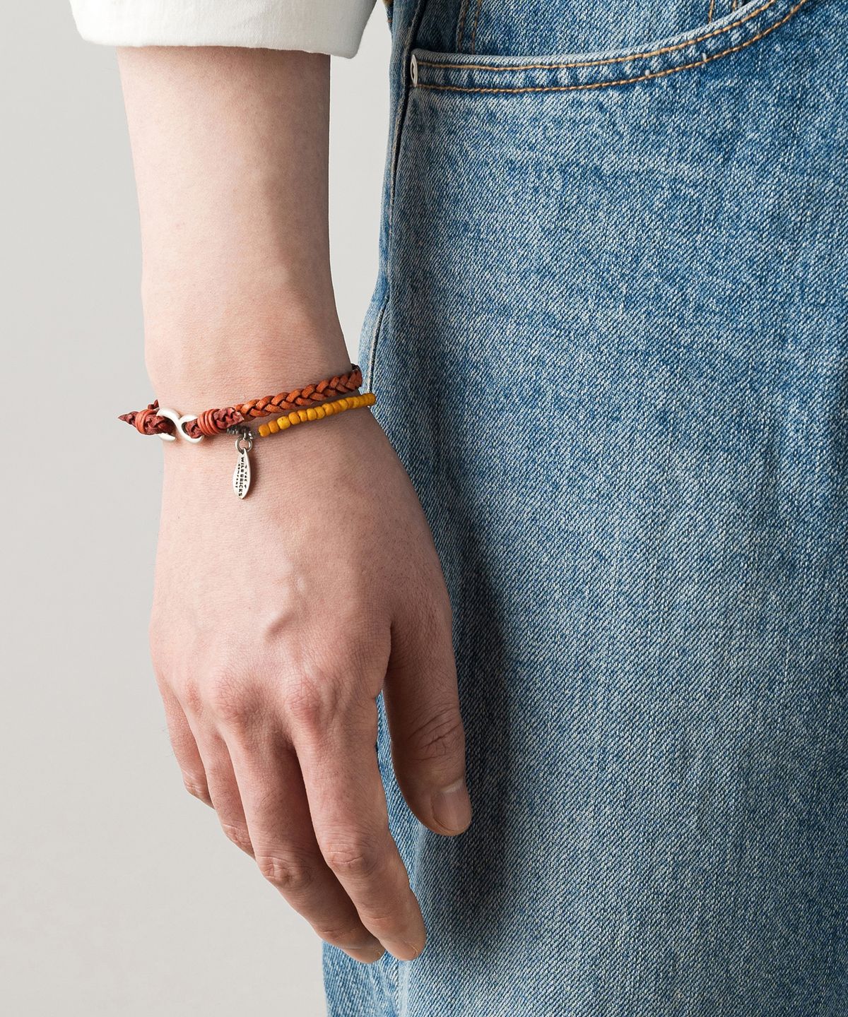 와일드 브릭스(WILD BRICKS) LC DUAL BRACELET (red&yellow)