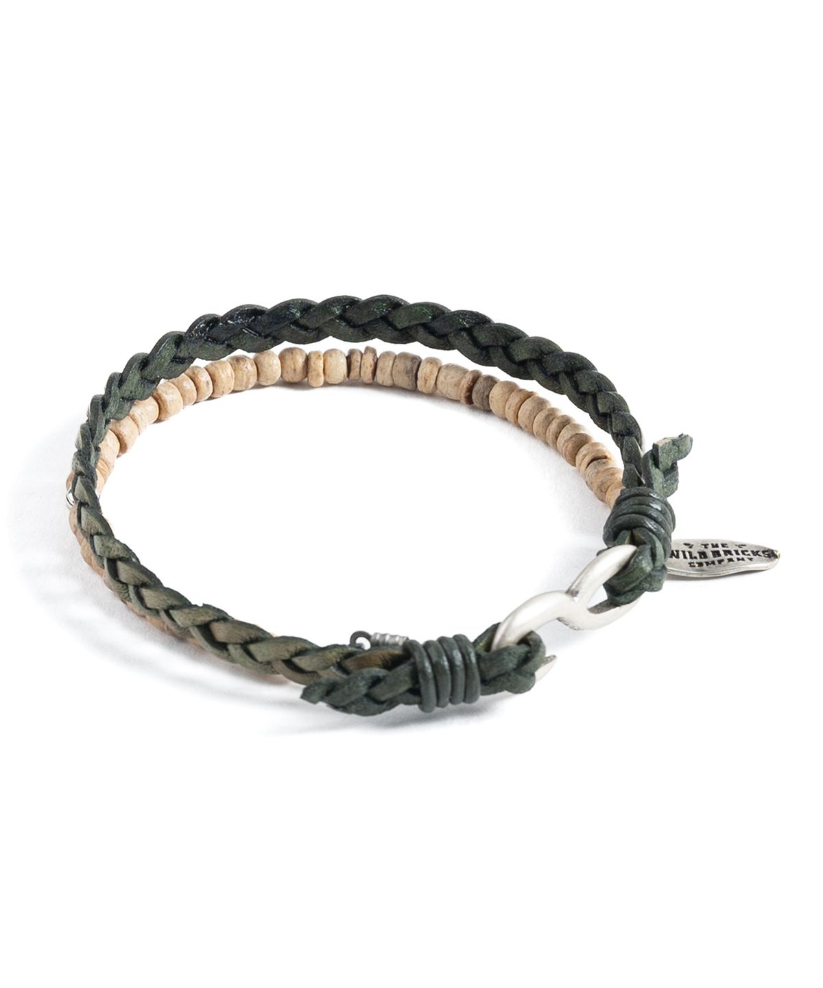 와일드 브릭스(WILD BRICKS) LC DUAL BRACELET (olive&beige)