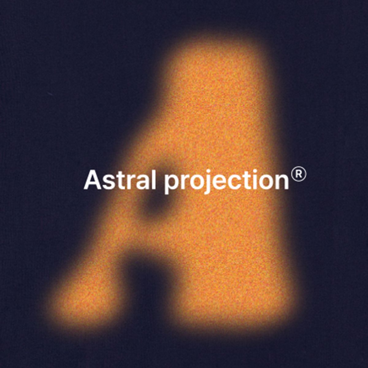 아스트랄 프로젝션(ASTRAL PROJECTION) 빅 에이 오버핏 롱 슬리브 티셔츠_네이비