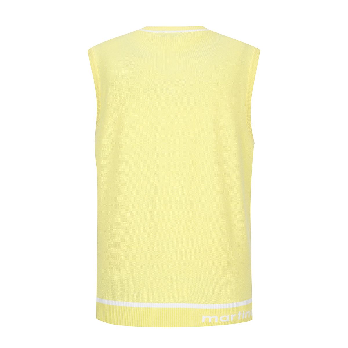 마틴골프(MARTINE GOLF) Pique V Neck Vest_Yellow (Men)