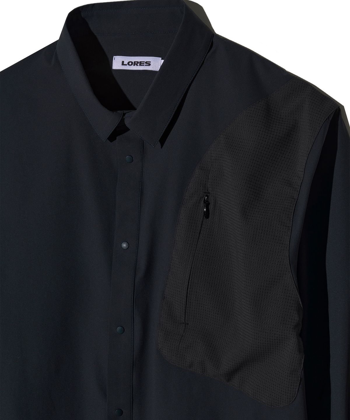 로어즈(LORES) Lightweight Pocket Shirt - Charcoal