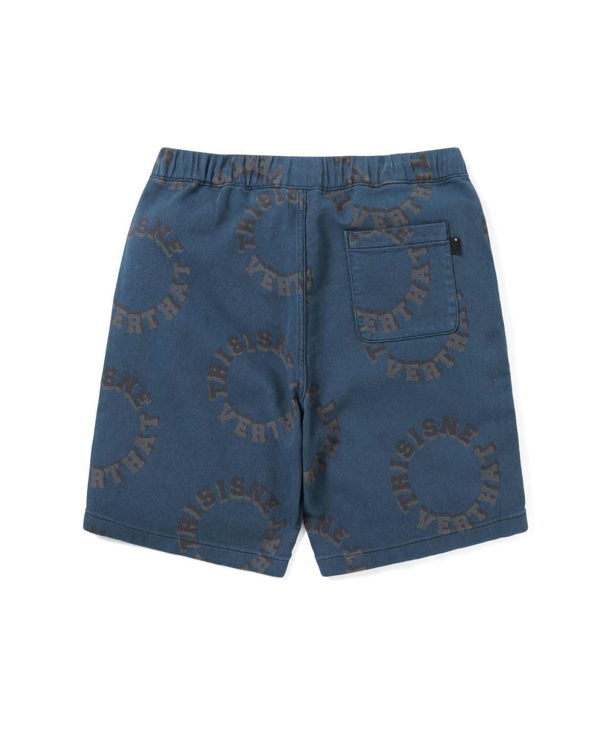 디스이즈네버댓(THISISNEVERTHAT) 2Tone Logo Jacquard Short Blue