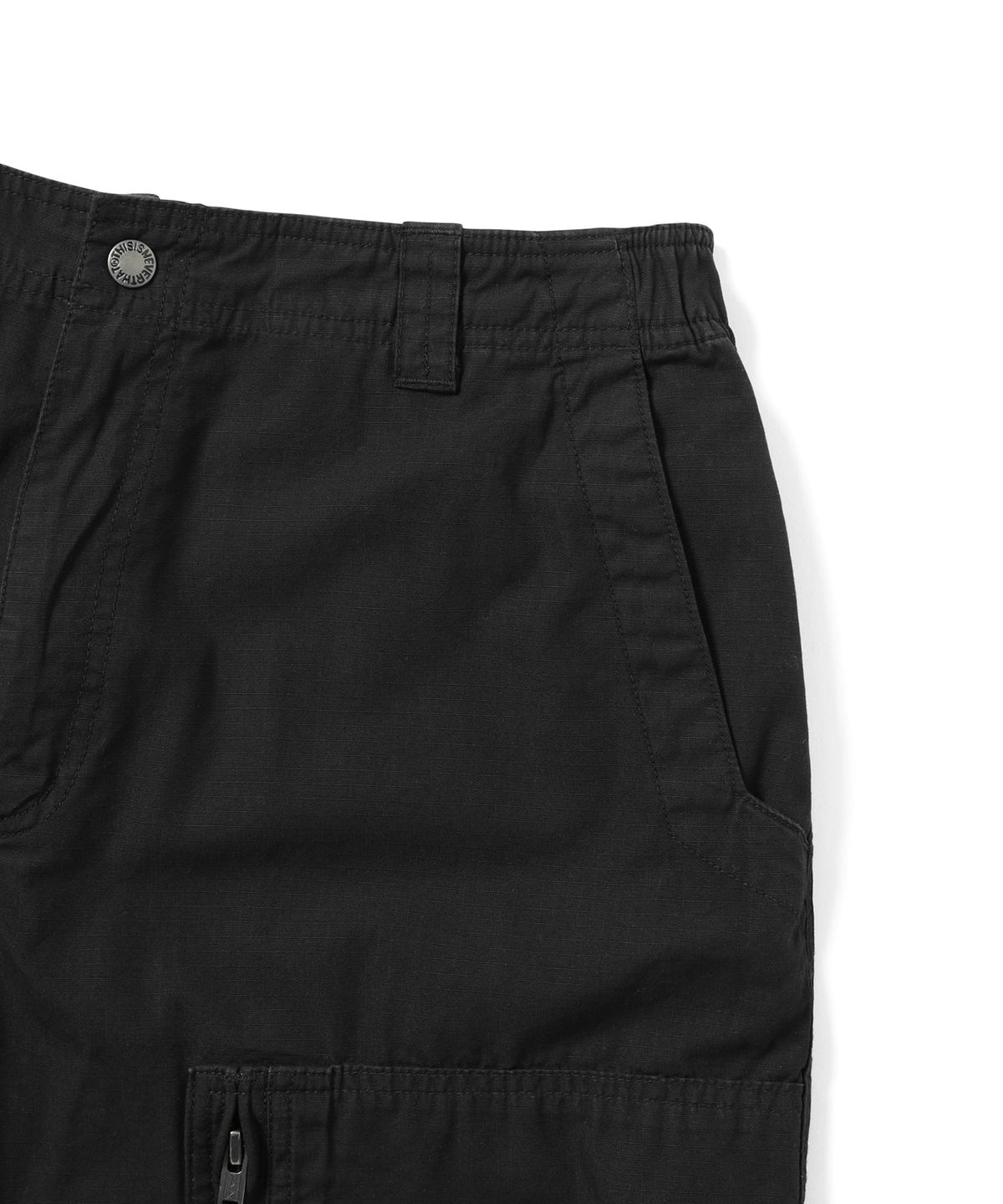 디스이즈네버댓(THISISNEVERTHAT) Flight Cargo Short - Black