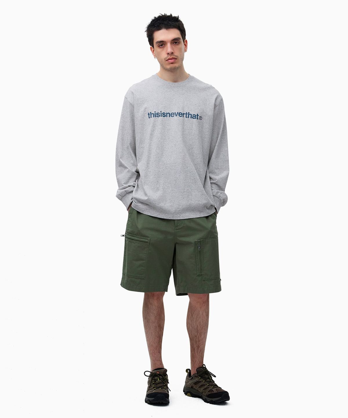 디스이즈네버댓(THISISNEVERTHAT) Flight Cargo Short - Olive Green