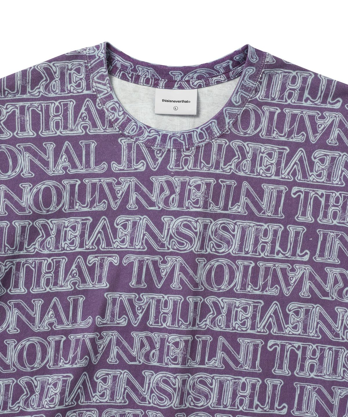 디스이즈네버댓(THISISNEVERTHAT) Glass Logo Tee Fuchsia