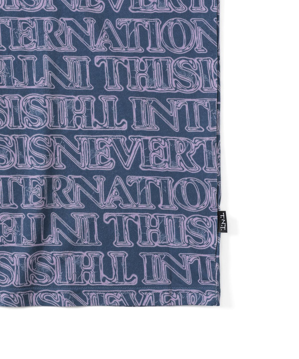 디스이즈네버댓(THISISNEVERTHAT) Glass Logo Tee Navy