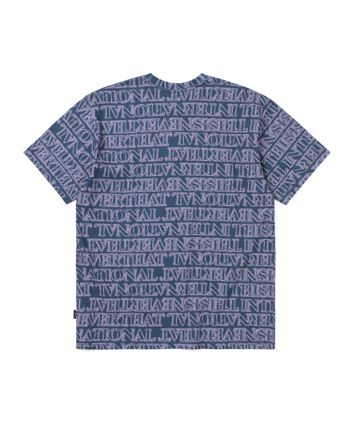 디스이즈네버댓(THISISNEVERTHAT) Glass Logo Tee Navy