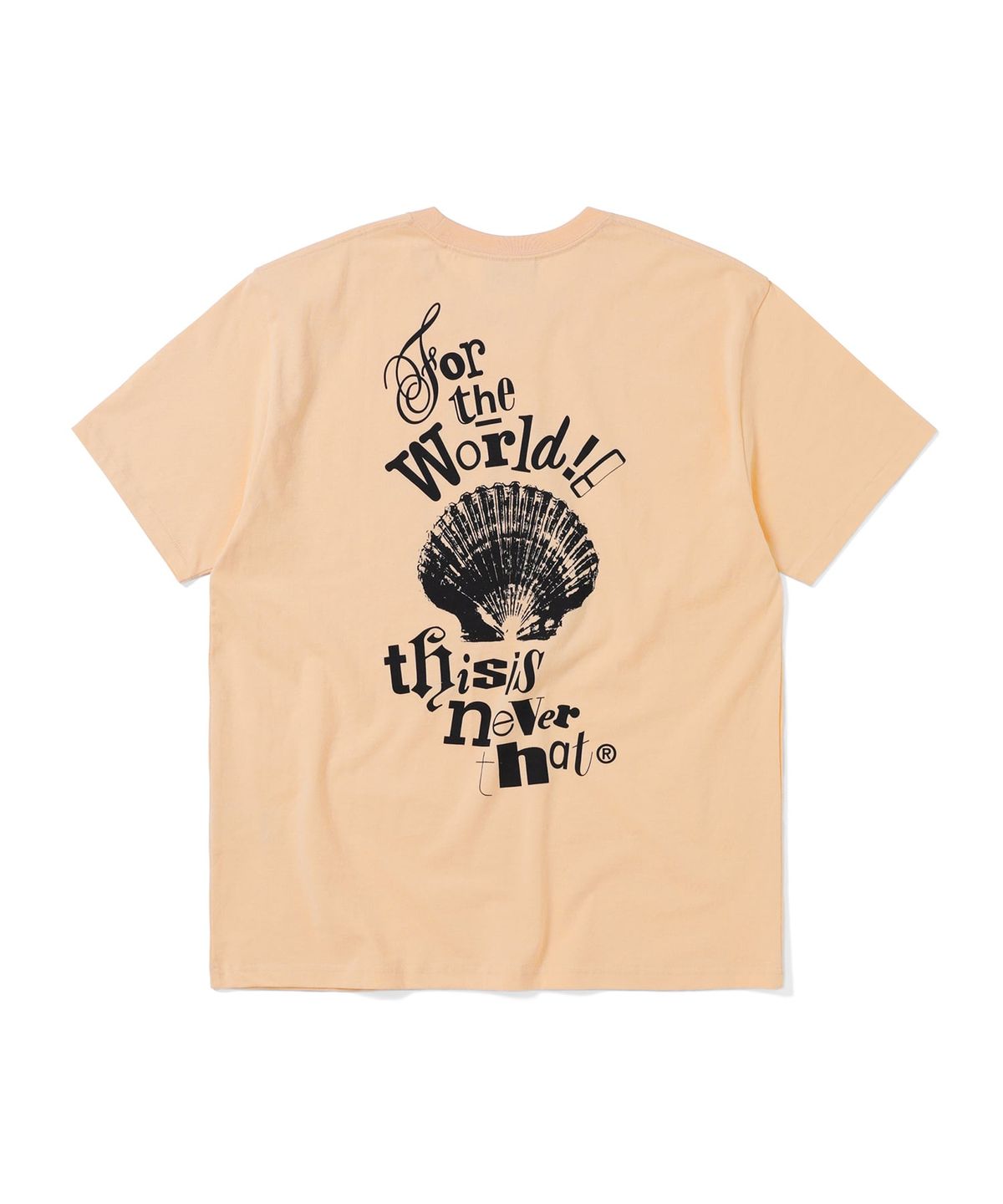 디스이즈네버댓(THISISNEVERTHAT) Otter Tee Apricot