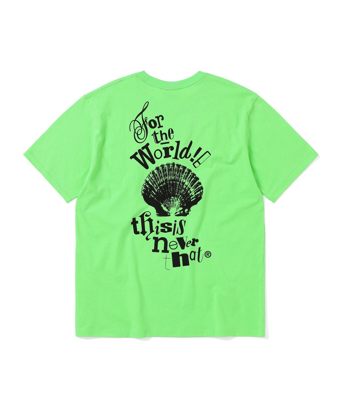 디스이즈네버댓(THISISNEVERTHAT) Otter Tee Light Green