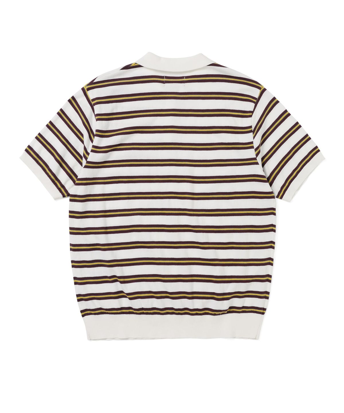 디스이즈네버댓(THISISNEVERTHAT) Striped Knit Polo Ivory