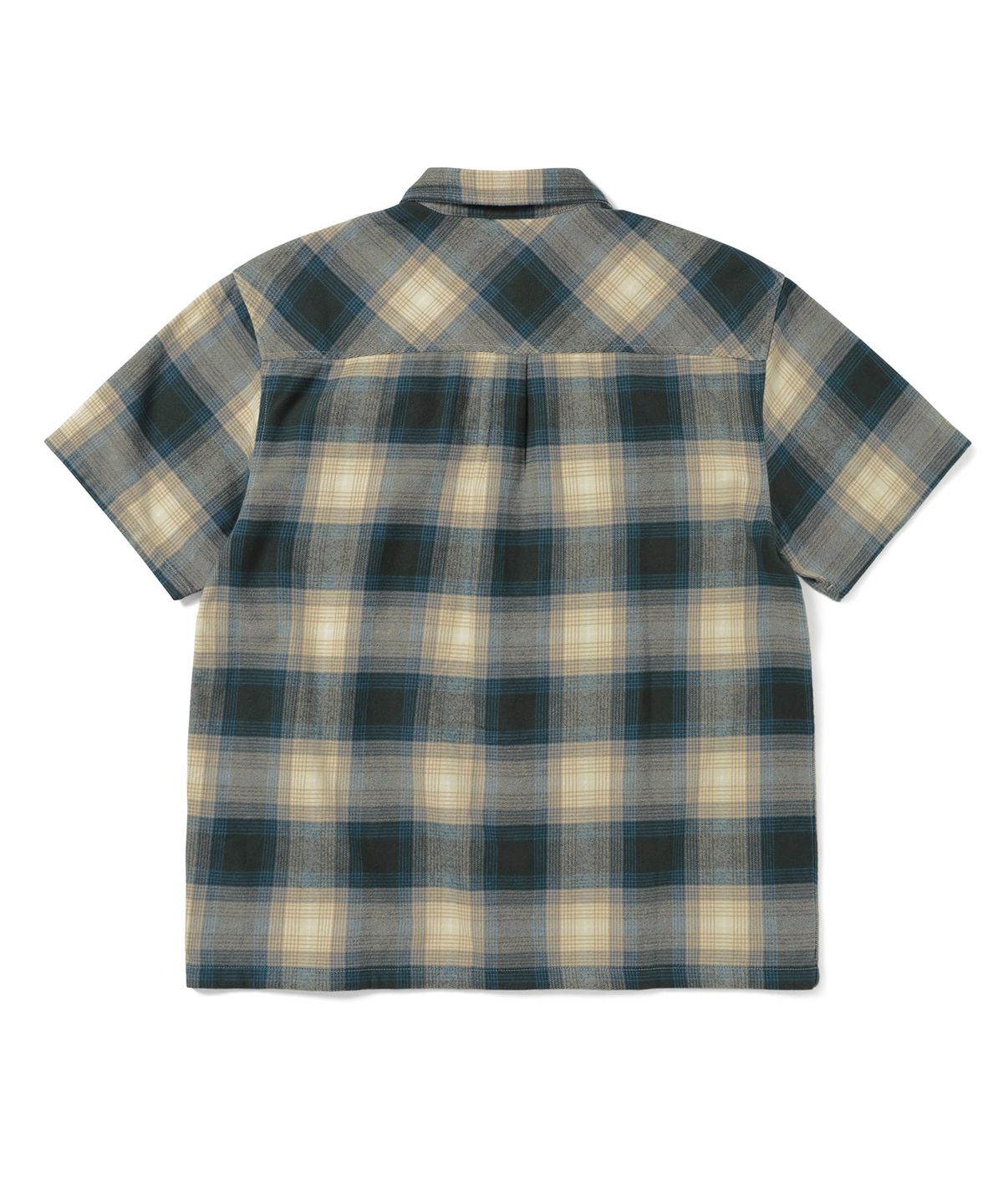 디스이즈네버댓(THISISNEVERTHAT) Ombre Check S/S Shirt Brown