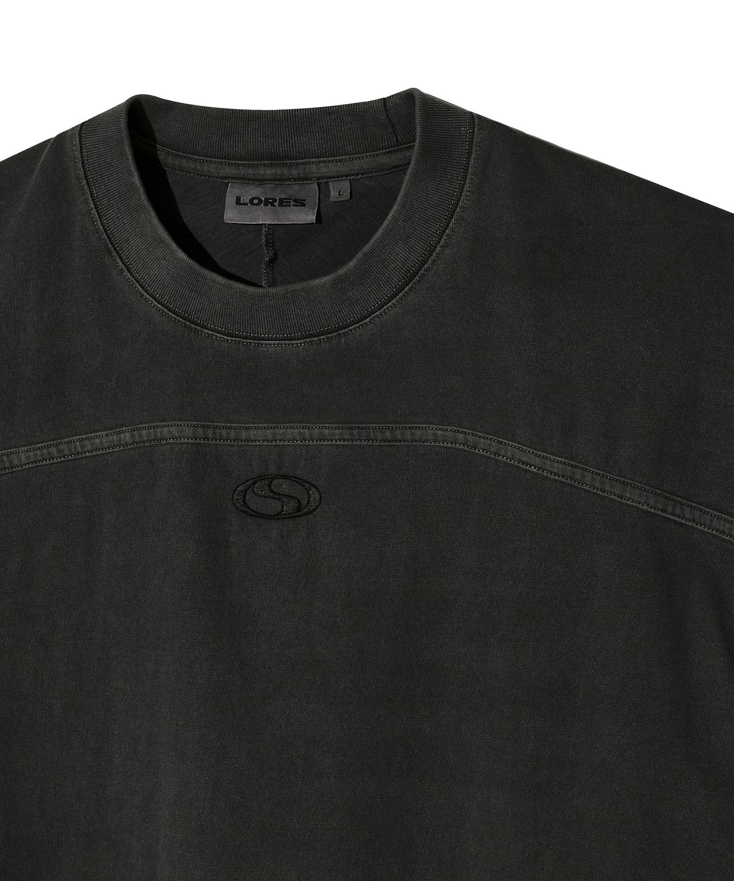 ★LORES★2024FW 超新作★Drop-Shoulder Dyed L/S Tee★2色 MUSINSA公式 | LORES Drop-Shoulder Dyed Tee - Charcoal