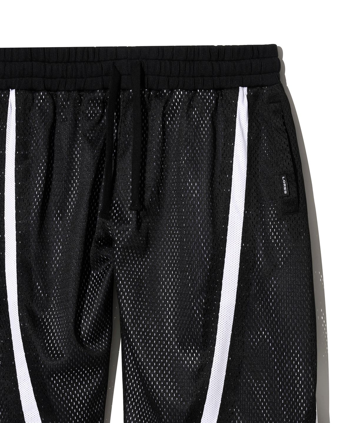 로어즈(LORES) Layered Mesh Shorts - Black