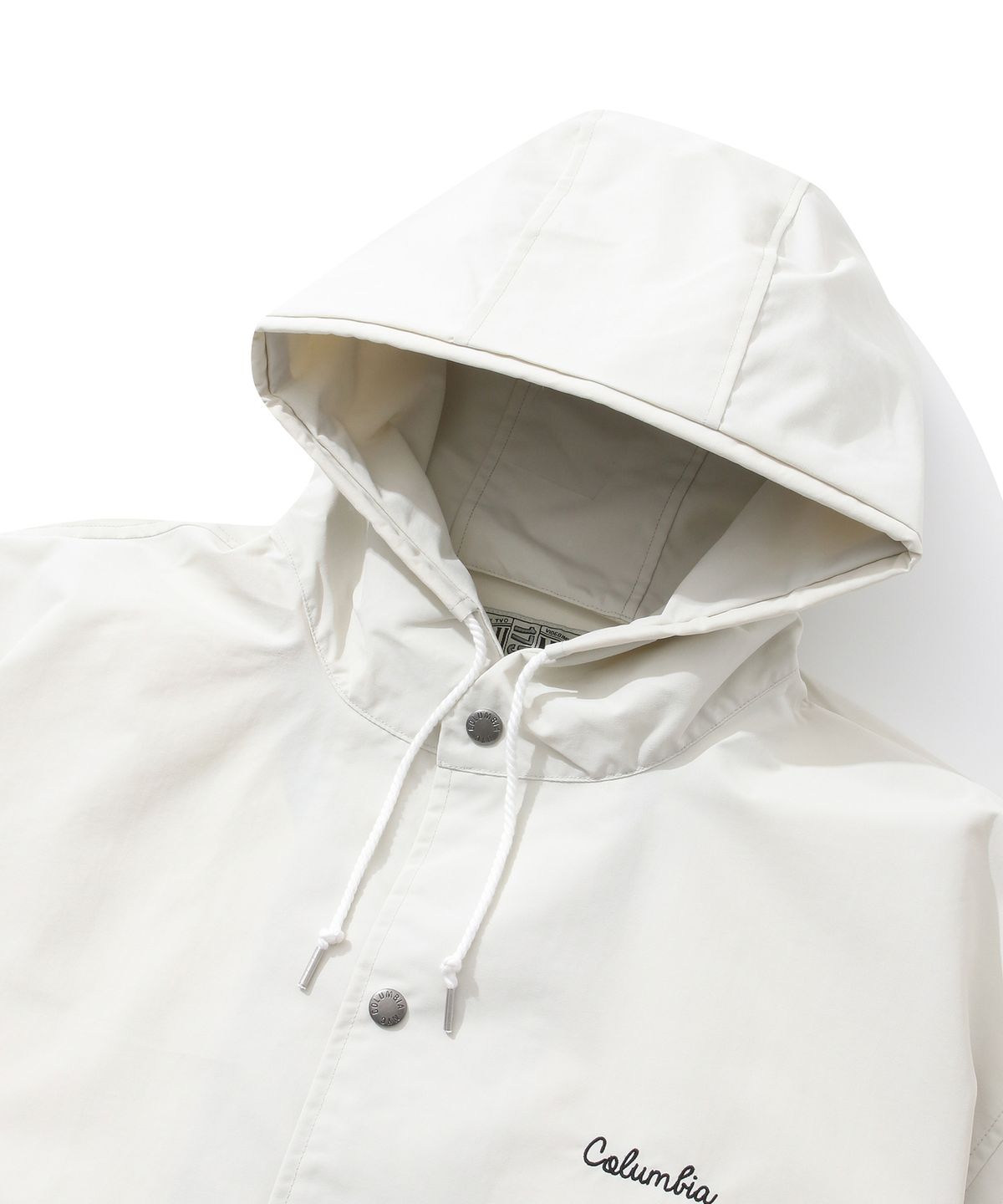 컬럼비아 유니버시티(COLUMBIA UNIVERSITY) CLASSIC LOGO NYLON HOODIE JACKET 그레이지