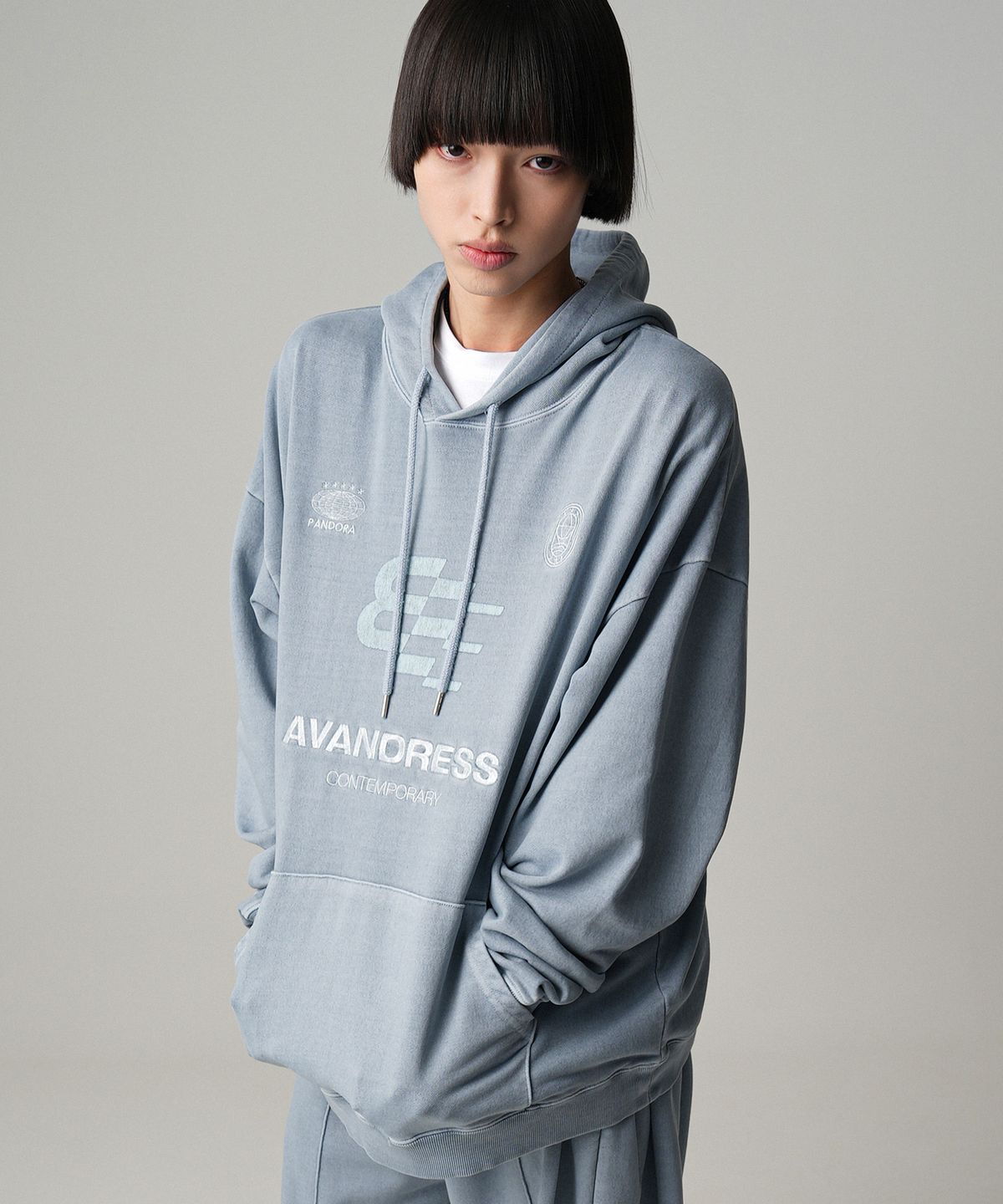 어반드레스(AVANDRESS) Bang Bang Pigment Hoody - 3COL