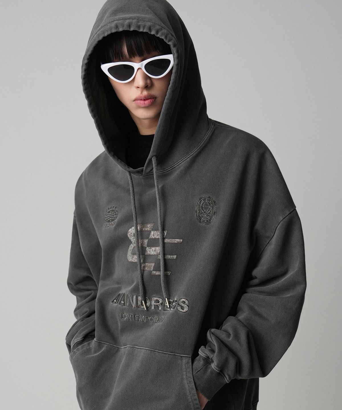 어반드레스(AVANDRESS) Bang Bang Pigment Hoody - 3COL
