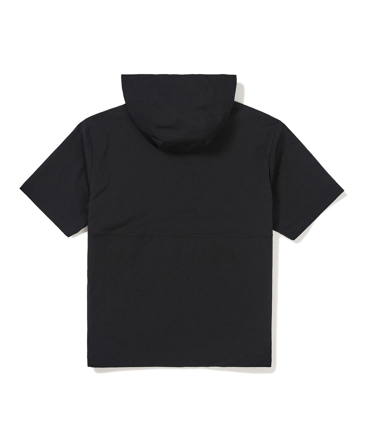 스노우피크 어패럴(SNOWPEAK APPAREL) 루트 후드 반팔 아노락 Black (S24MURAN65)