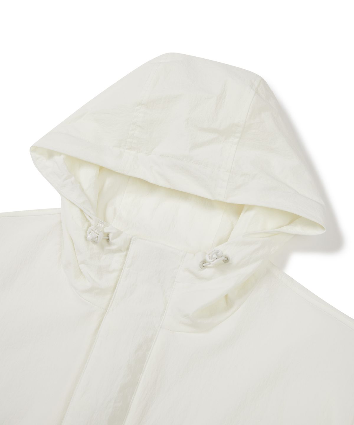 스노우피크 어패럴(SNOWPEAK APPAREL) 루트 후드 반팔 아노락 Ivory (S24MURAN65)