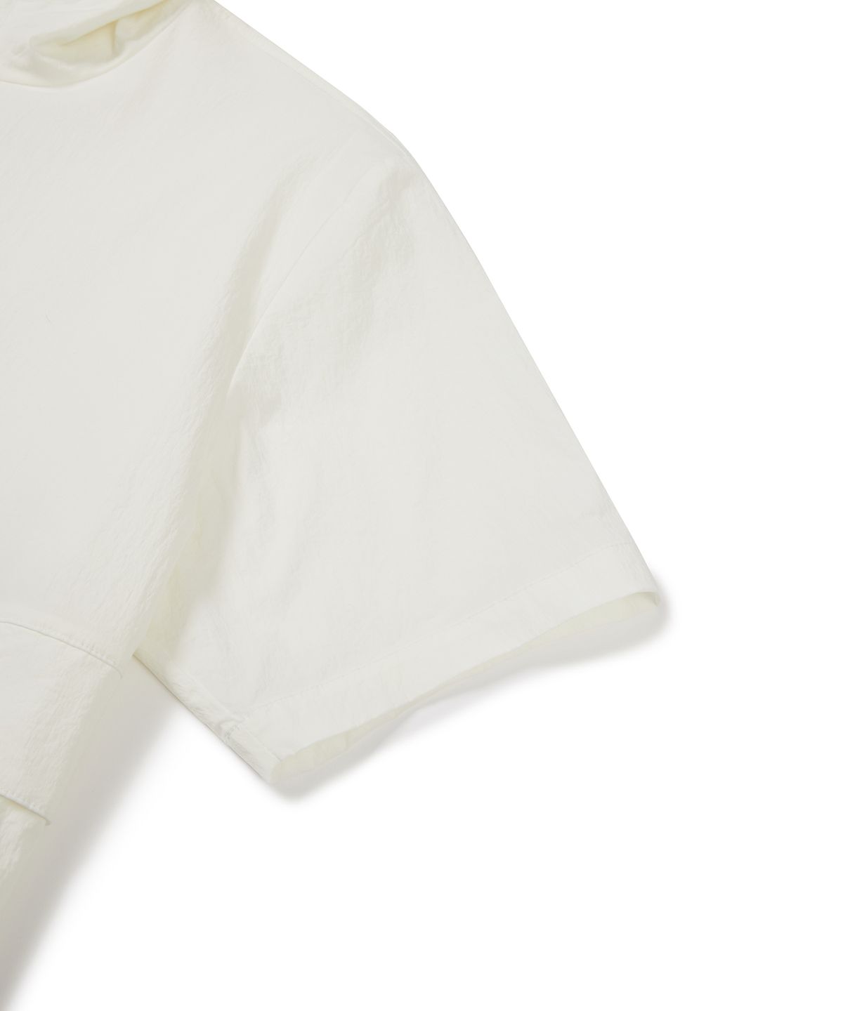 스노우피크 어패럴(SNOWPEAK APPAREL) 루트 후드 반팔 아노락 Ivory (S24MURAN65)