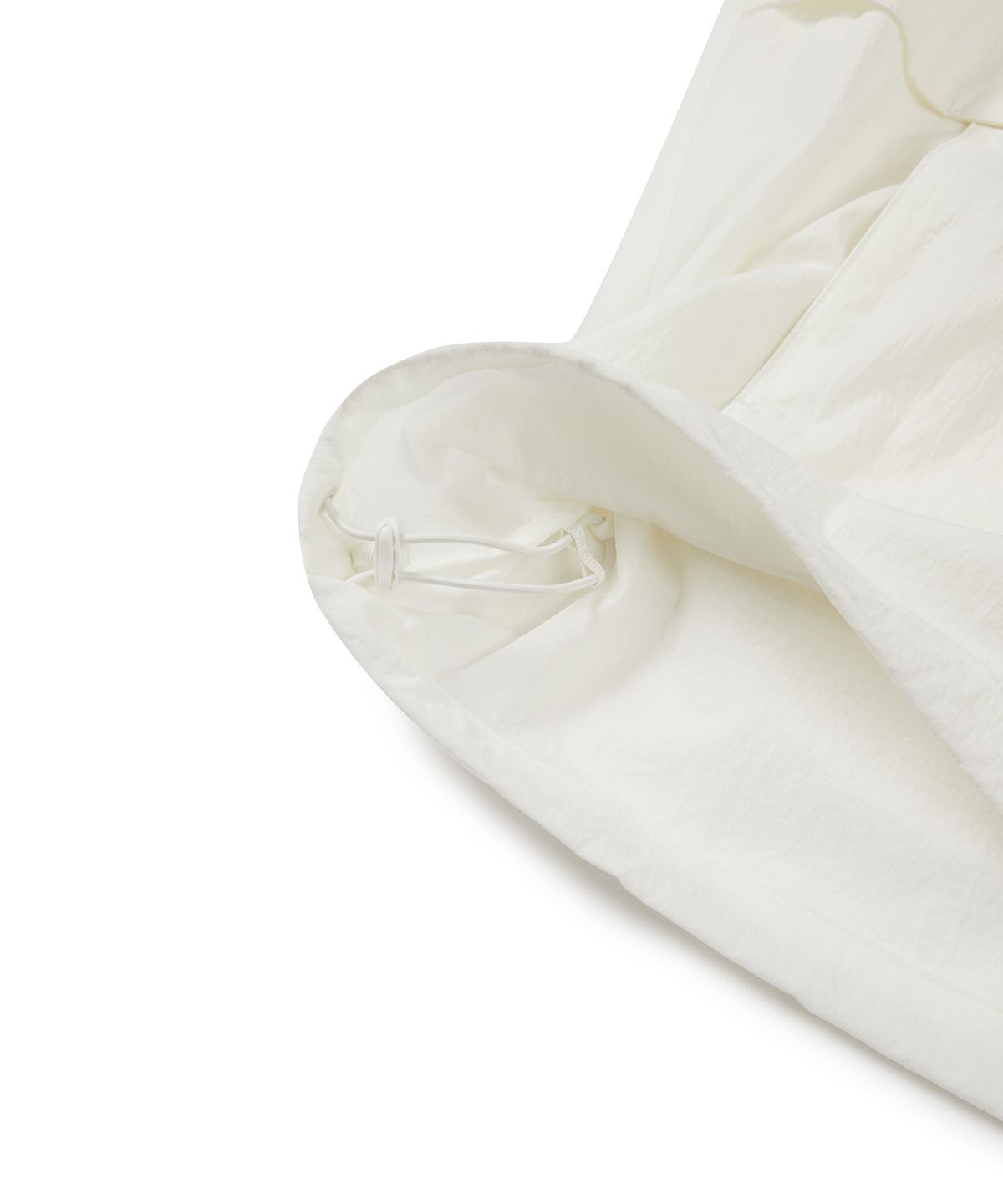 스노우피크 어패럴(SNOWPEAK APPAREL) 루트 후드 반팔 아노락 Ivory (S24MURAN65)