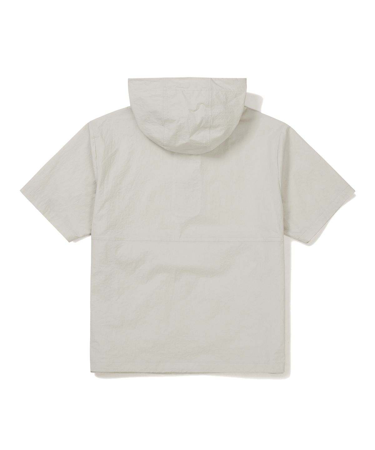 스노우피크 어패럴(SNOWPEAK APPAREL) 루트 후드 반팔 아노락 Light Beige (S24MURAN65)