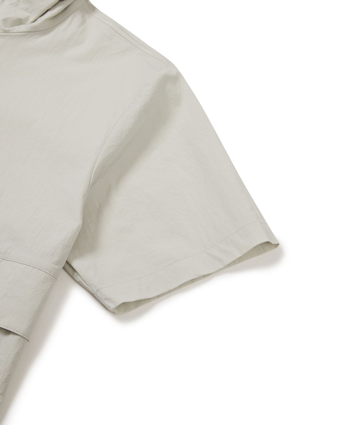 스노우피크 어패럴(SNOWPEAK APPAREL) 루트 후드 반팔 아노락 Light Beige (S24MURAN65)