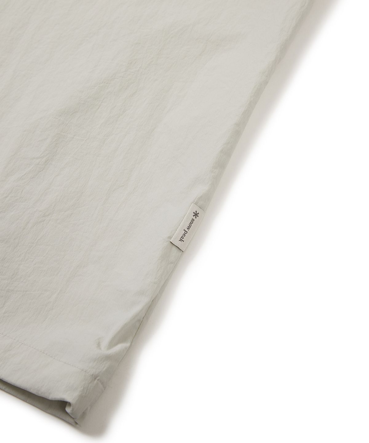 스노우피크 어패럴(SNOWPEAK APPAREL) 루트 후드 반팔 아노락 Light Beige (S24MURAN65)
