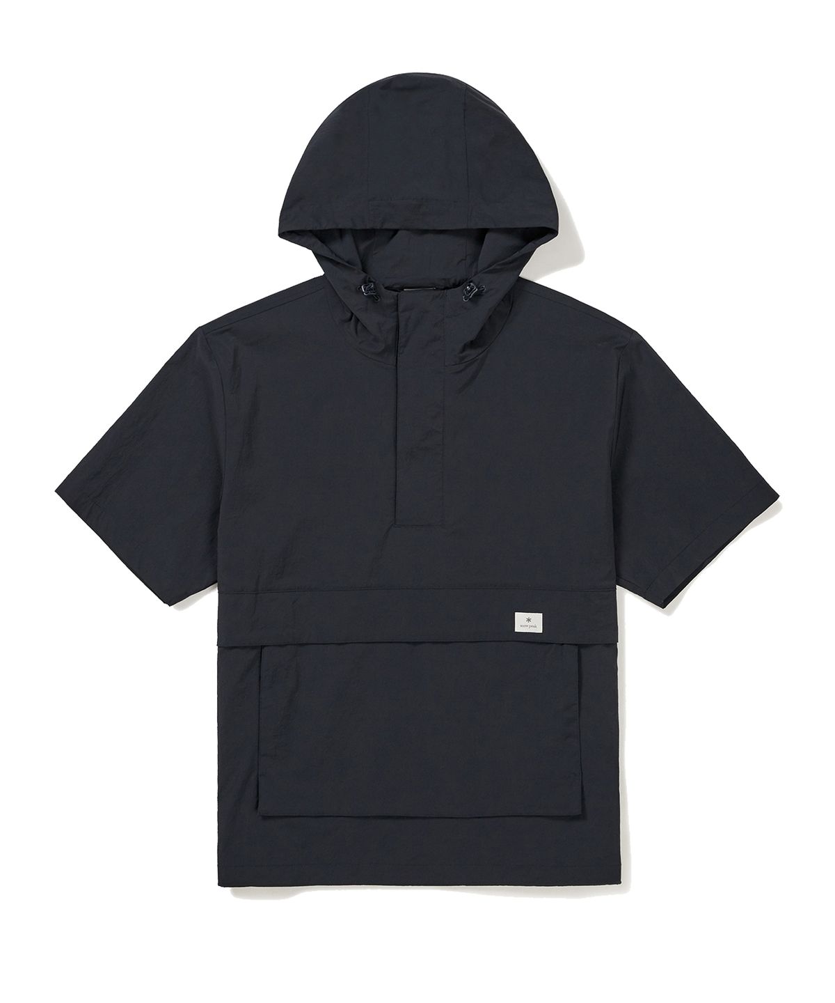 스노우피크 어패럴(SNOWPEAK APPAREL) 루트 후드 반팔 아노락 Navy (S24MURAN65)