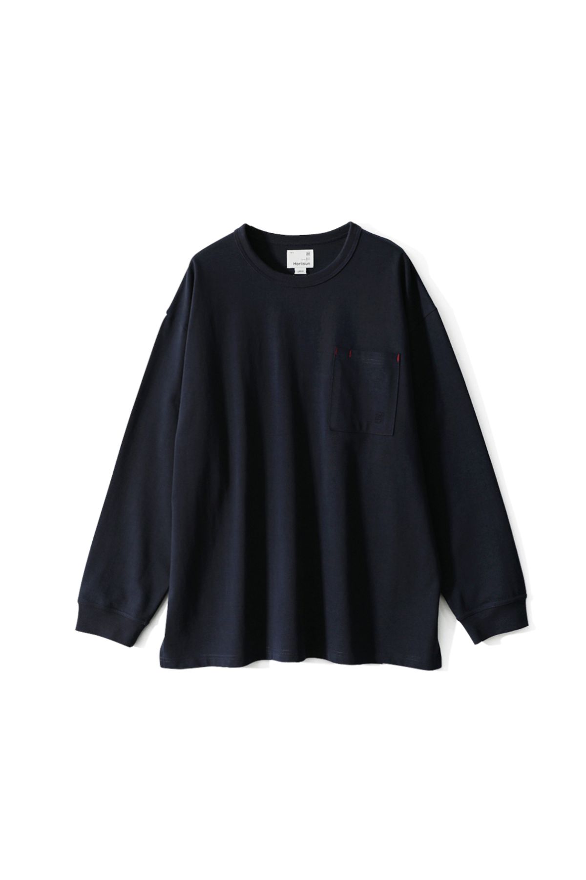 홀리선(HORLISUN) Lawrence Long Sleeve T-shirt Navy