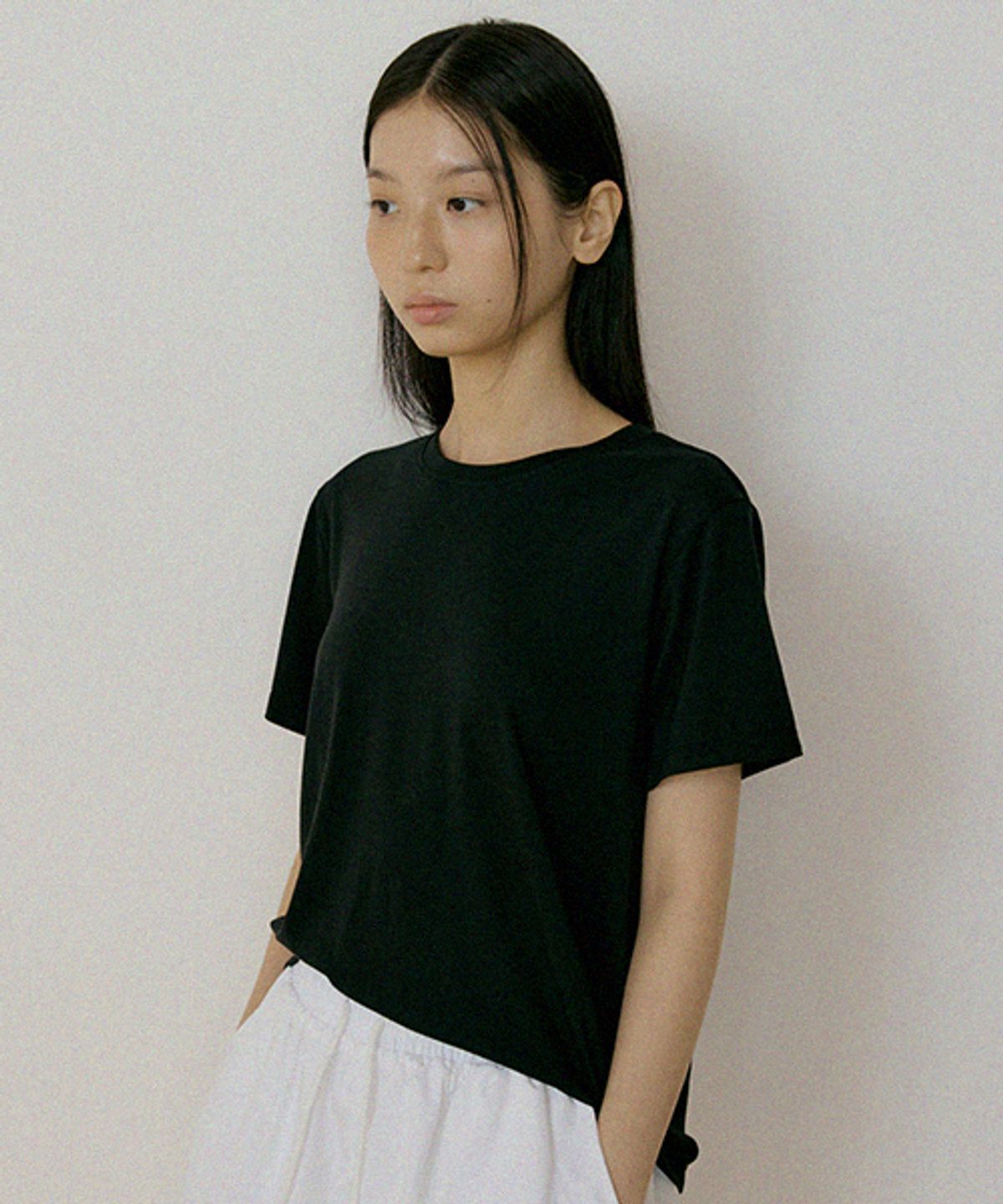 링서울(LINGSEOUL) tencel blended round top-black