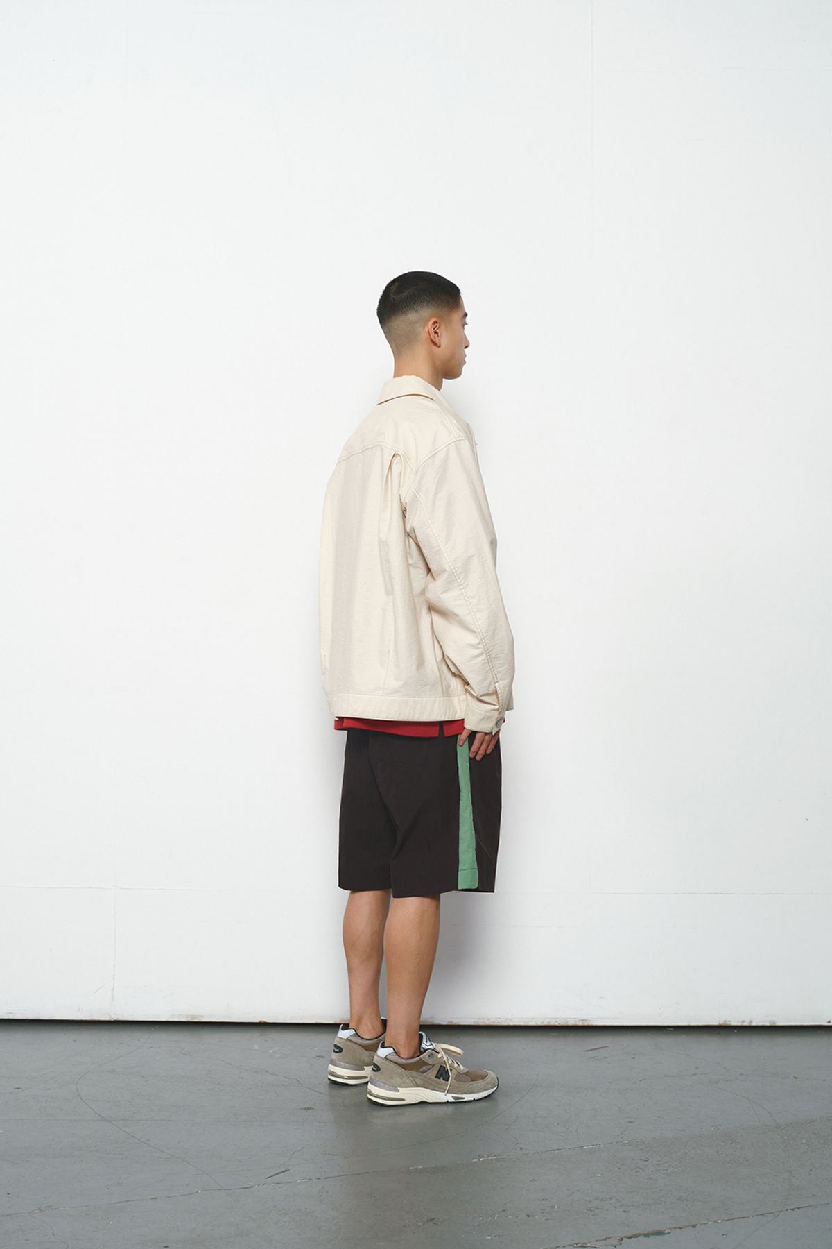 홀리선(HORLISUN) Liverty Trucker Jacket Cream