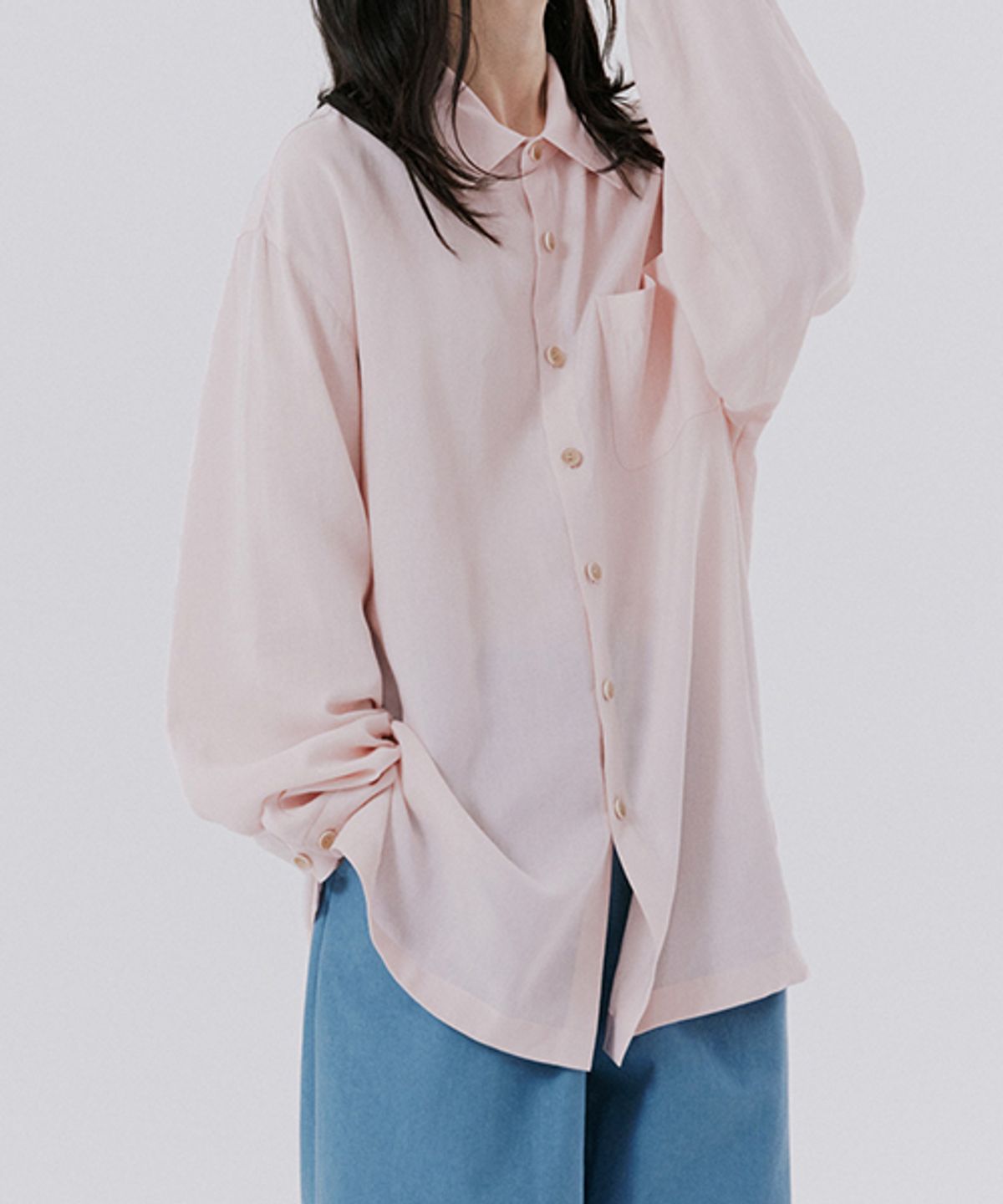 말렌(MALEN) 유니섹스 스탠다드 셔츠 핑크