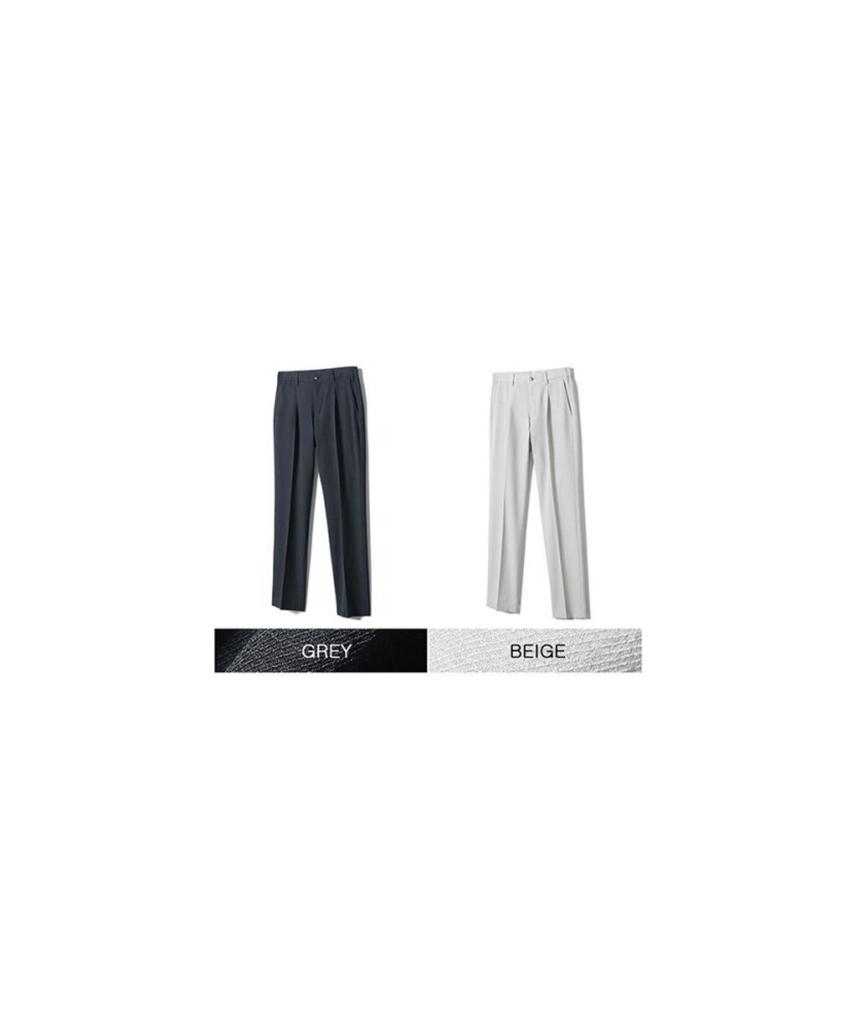 노티그(NOTIG) 원턱 슬림핏 스트레치 폴리트윌 팬츠 그레이_OKG1PTLP196G1