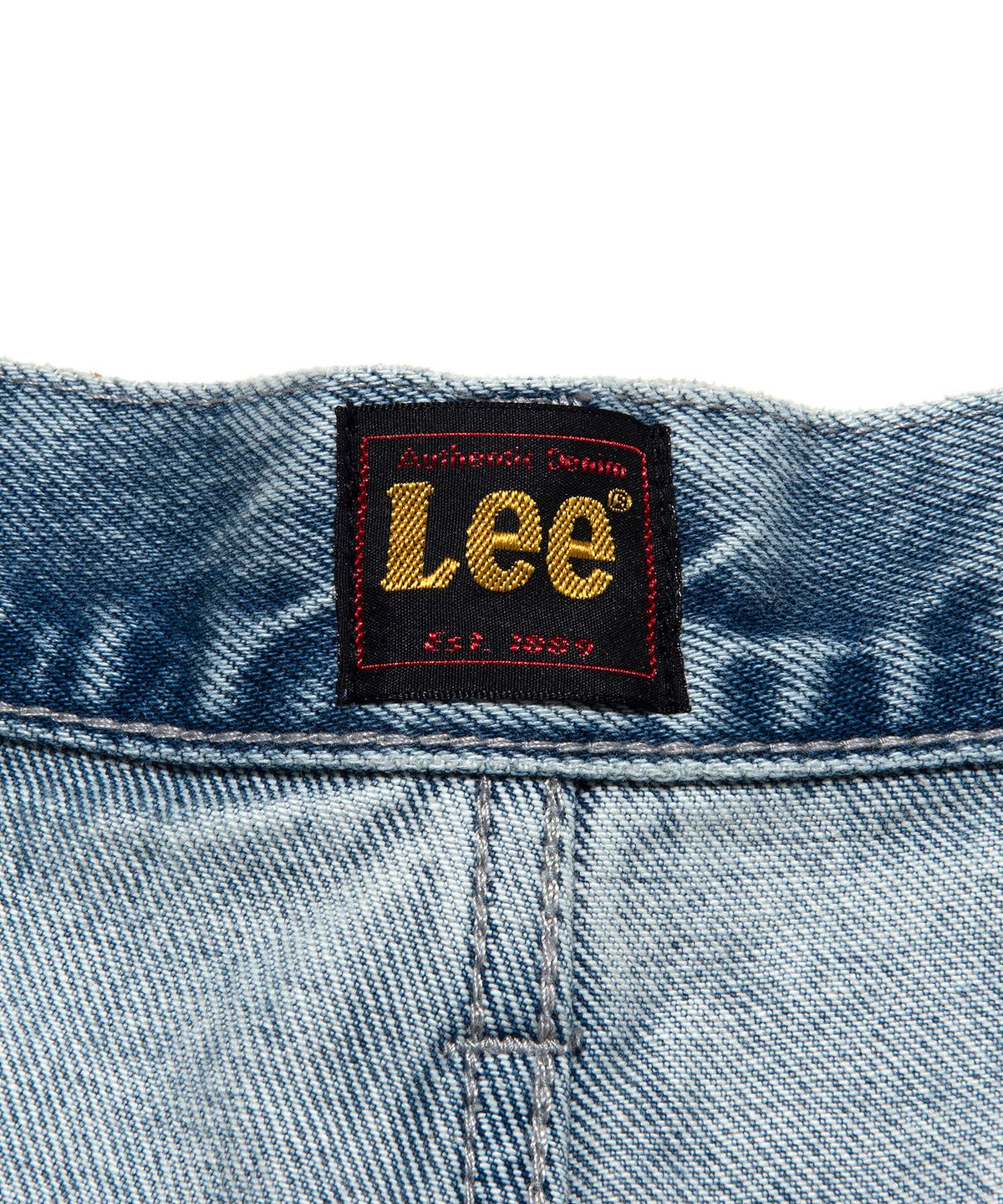 리(LEE) 버뮤다 데님 쇼츠 인디고 라이트