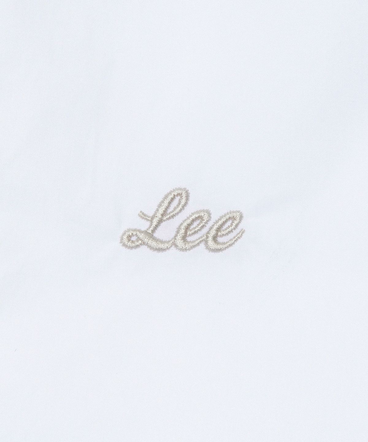 리(LEE) 우먼 숏 크롭 반팔 셔츠 화이트