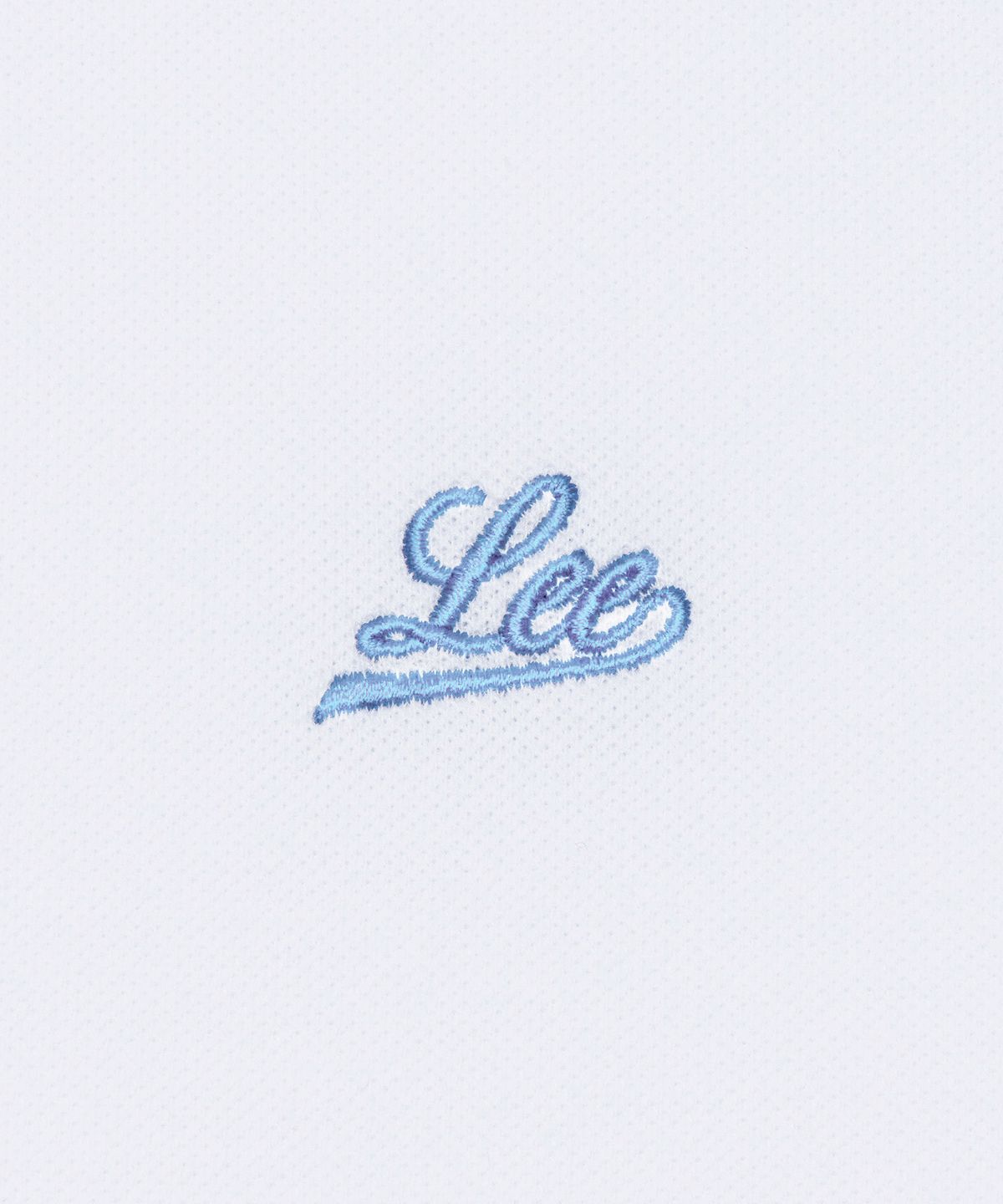 리(LEE) 우먼 피케 카라 크롭 티셔츠 화이트