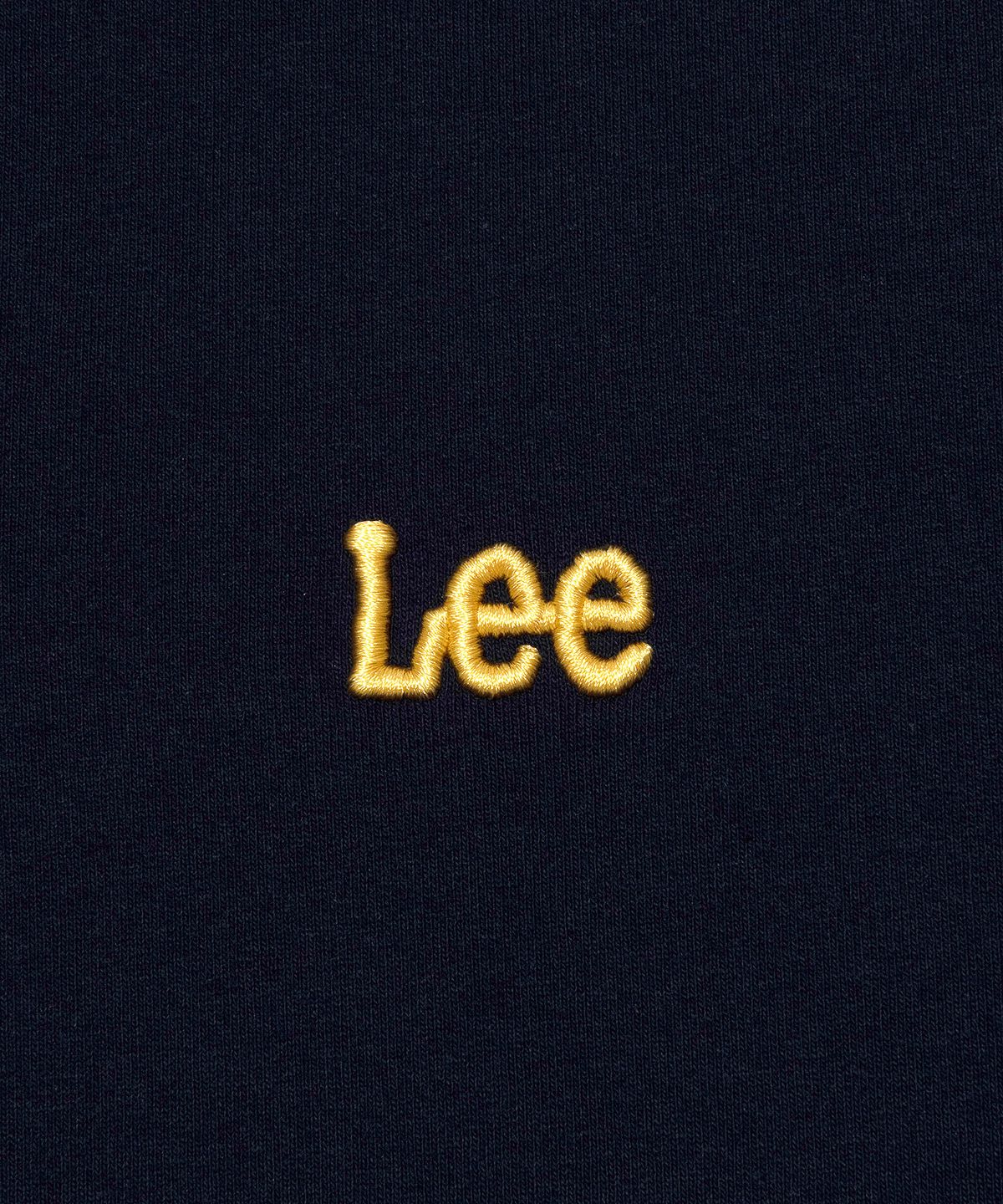 리(LEE) 하프 집업 카라 티셔츠 네이비