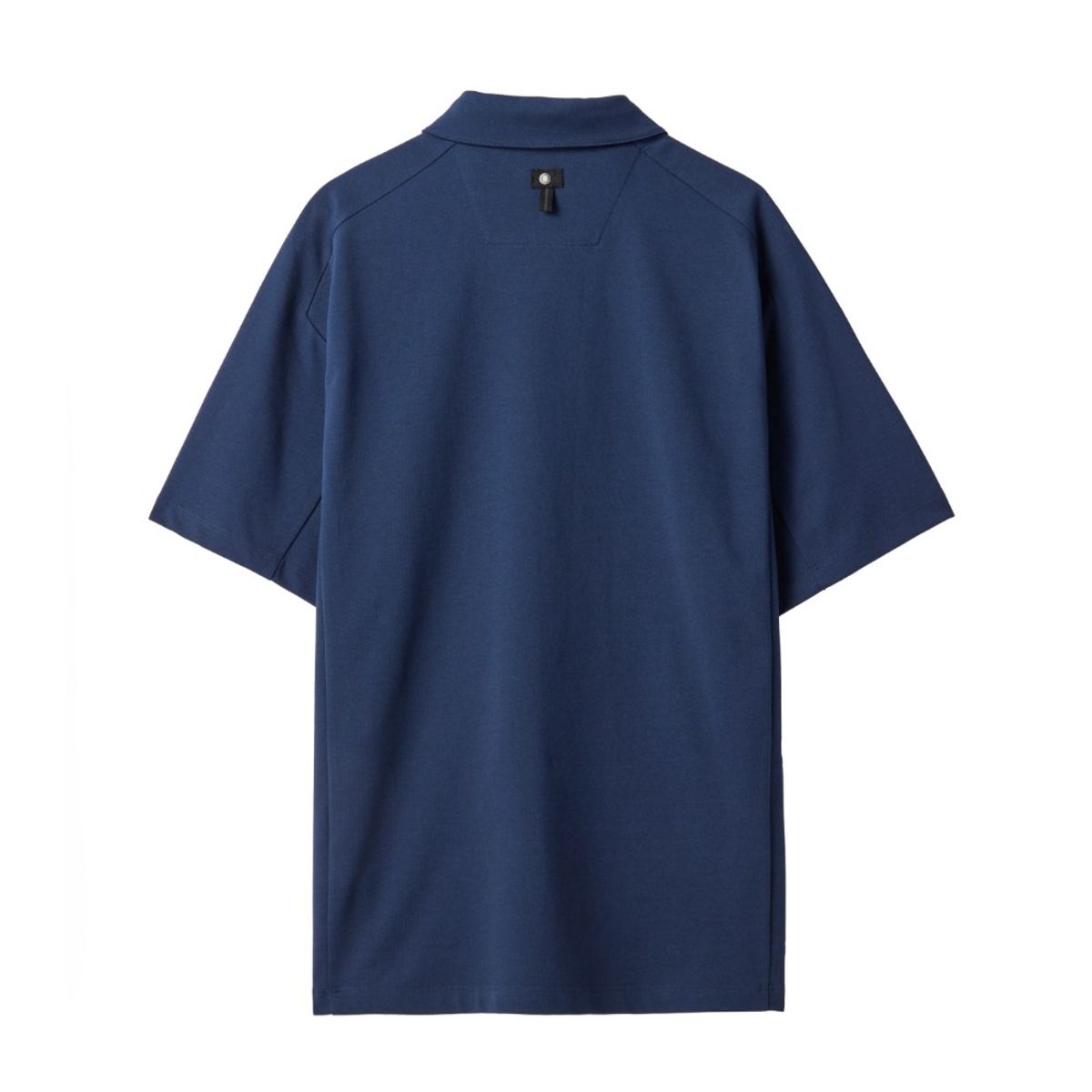 브롬톤 런던(BROMPTON LONDON) BUTTON COLLAR T-SHIRT - NAVY (P242MPL222)