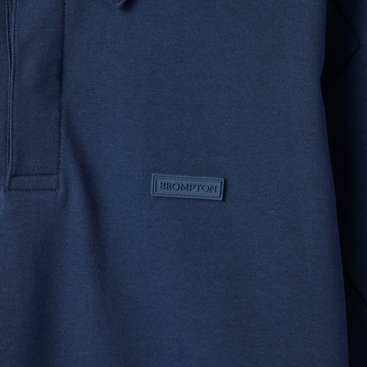 브롬톤 런던(BROMPTON LONDON) BUTTON COLLAR T-SHIRT - NAVY (P242MPL222)