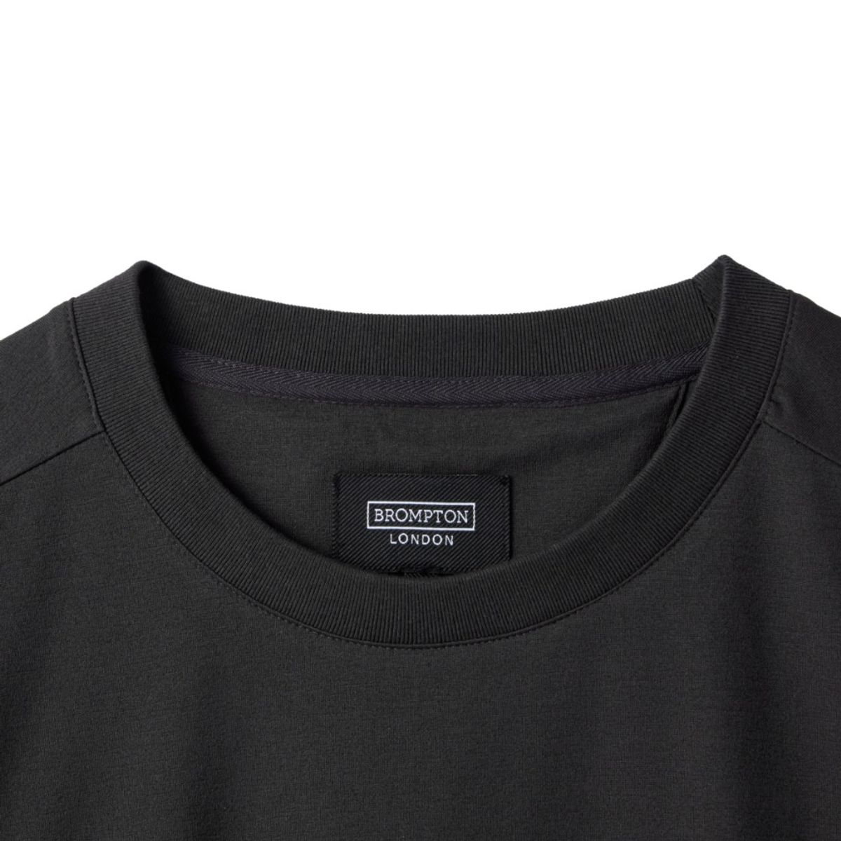 브롬톤 런던(BROMPTON LONDON) ECO DETAIL HALF SLEEVE T-SHIRT - BROWN - (P242UTS125)