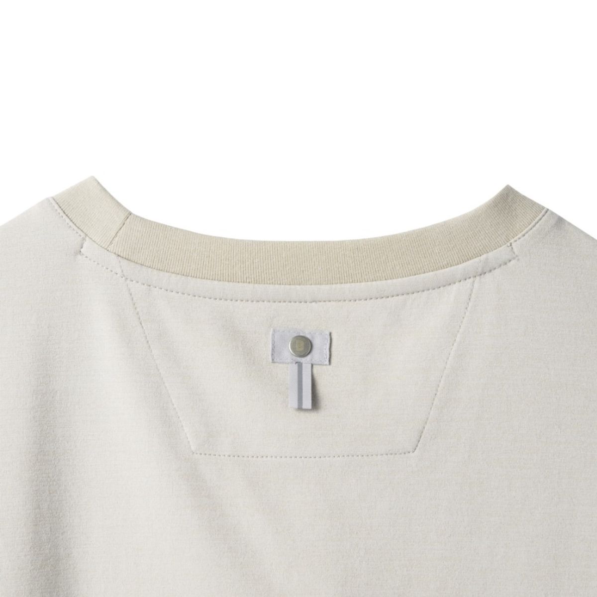 브롬톤 런던(BROMPTON LONDON) ECO DETAIL HALF SLEEVE T-SHIRT - IVORY - (P242UTS125)