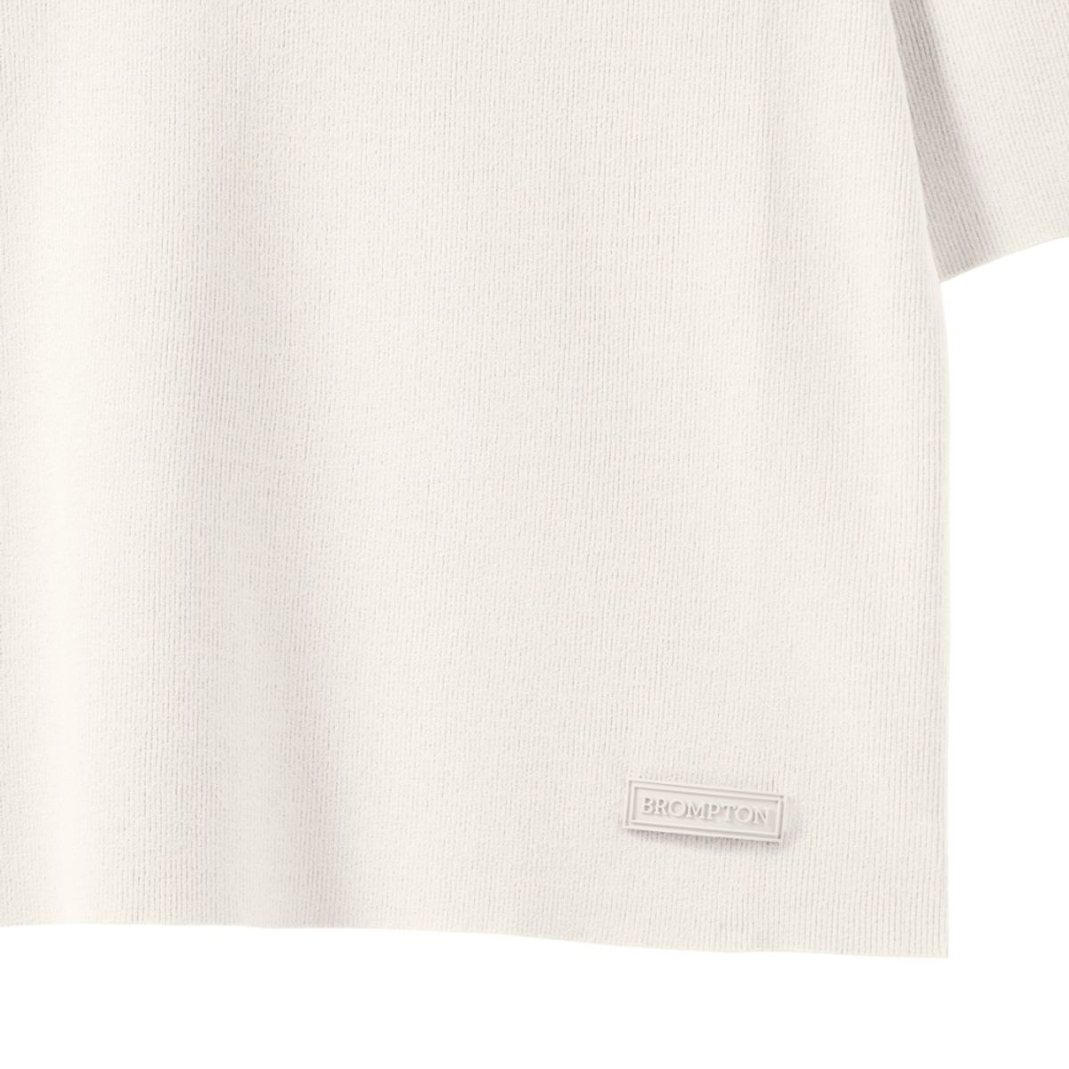 브롬톤 런던(BROMPTON LONDON) W COMMUTER HALF SLEEVE KNIT - L/BEIGE (P242WKT351)