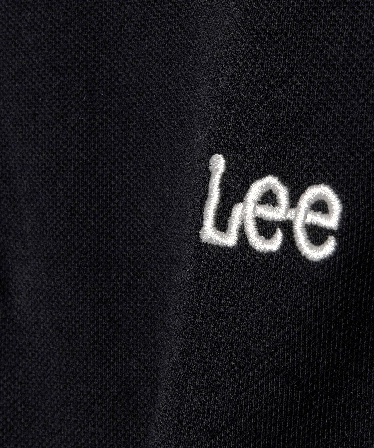 리(LEE) 피케 카라 티셔츠 블랙